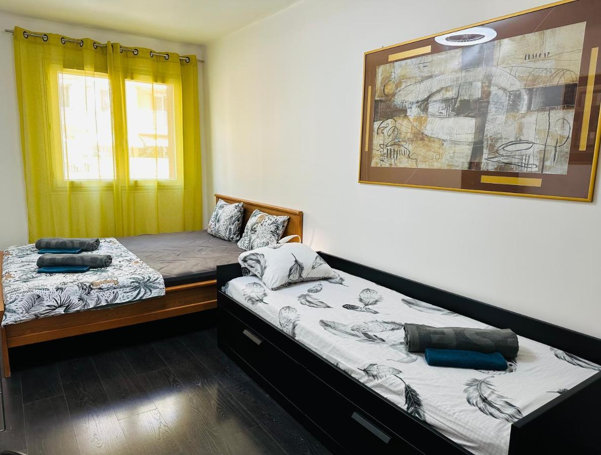 The Nice - 3 Rooms, 3Air Cond, 3Tv, 3Fans, 2 Wc, Wifi Everywhere 5Min Aeroport, Train, Beach, 1Min Tram, 15 Min Centre, Port, Parking Possible Exteriér fotografie